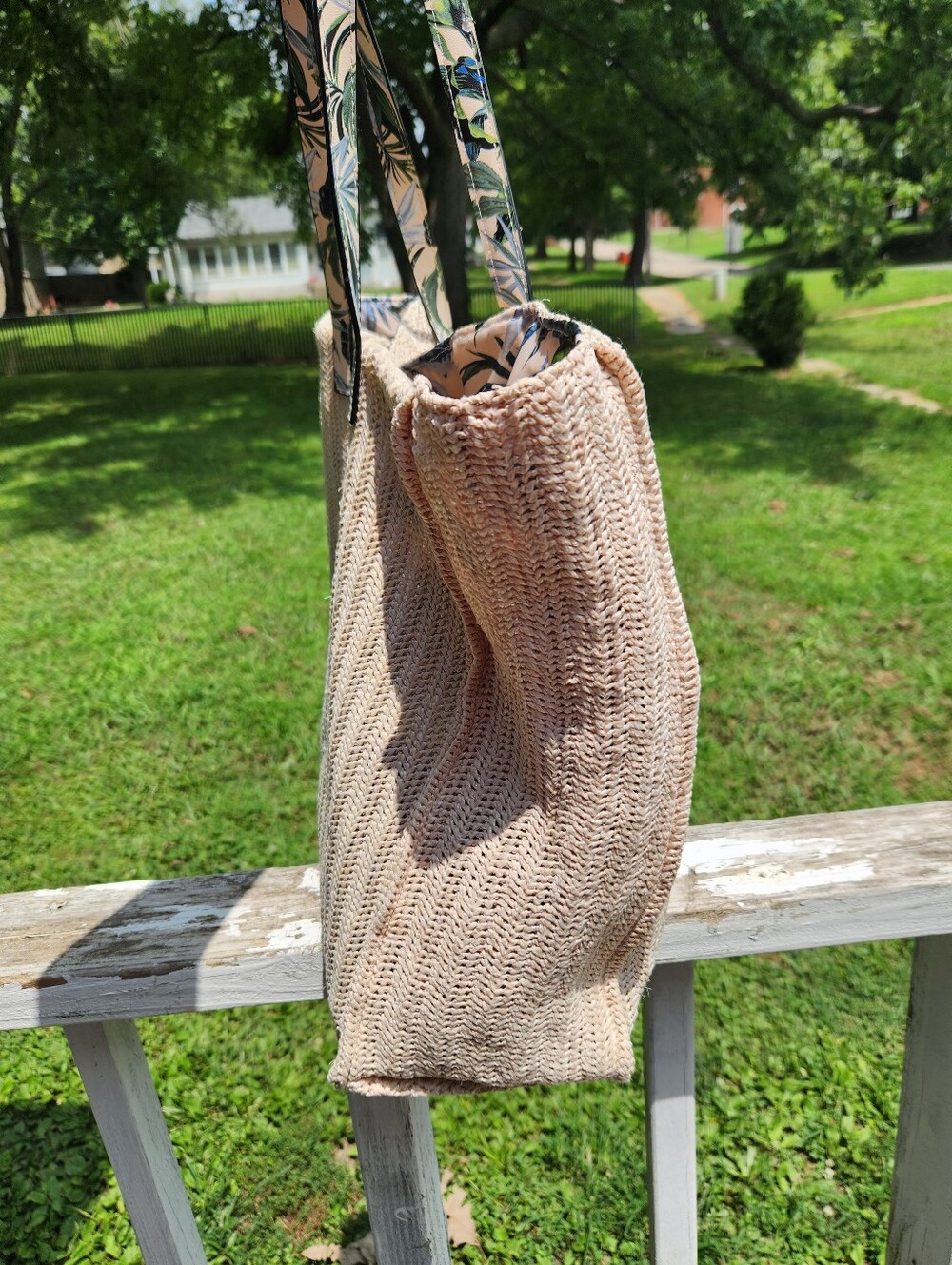 Victoria's Secret Tote Shoulder Beach Woven Straw Weekender Bag 2020 Ltd Edition - Picture 6 of 11